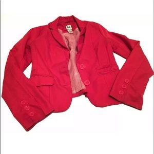 Women's 579 Red Blazer Size Small Classy